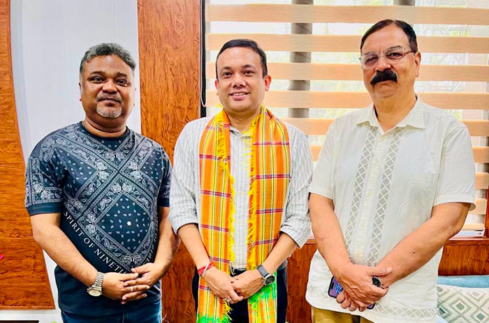 Meeting Assam Information Commissioner